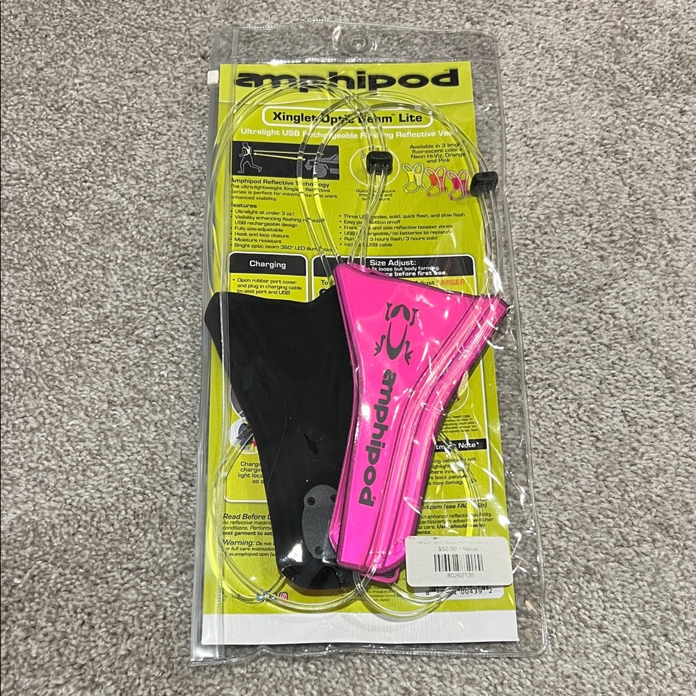 Amphipod Running Reflective Vest